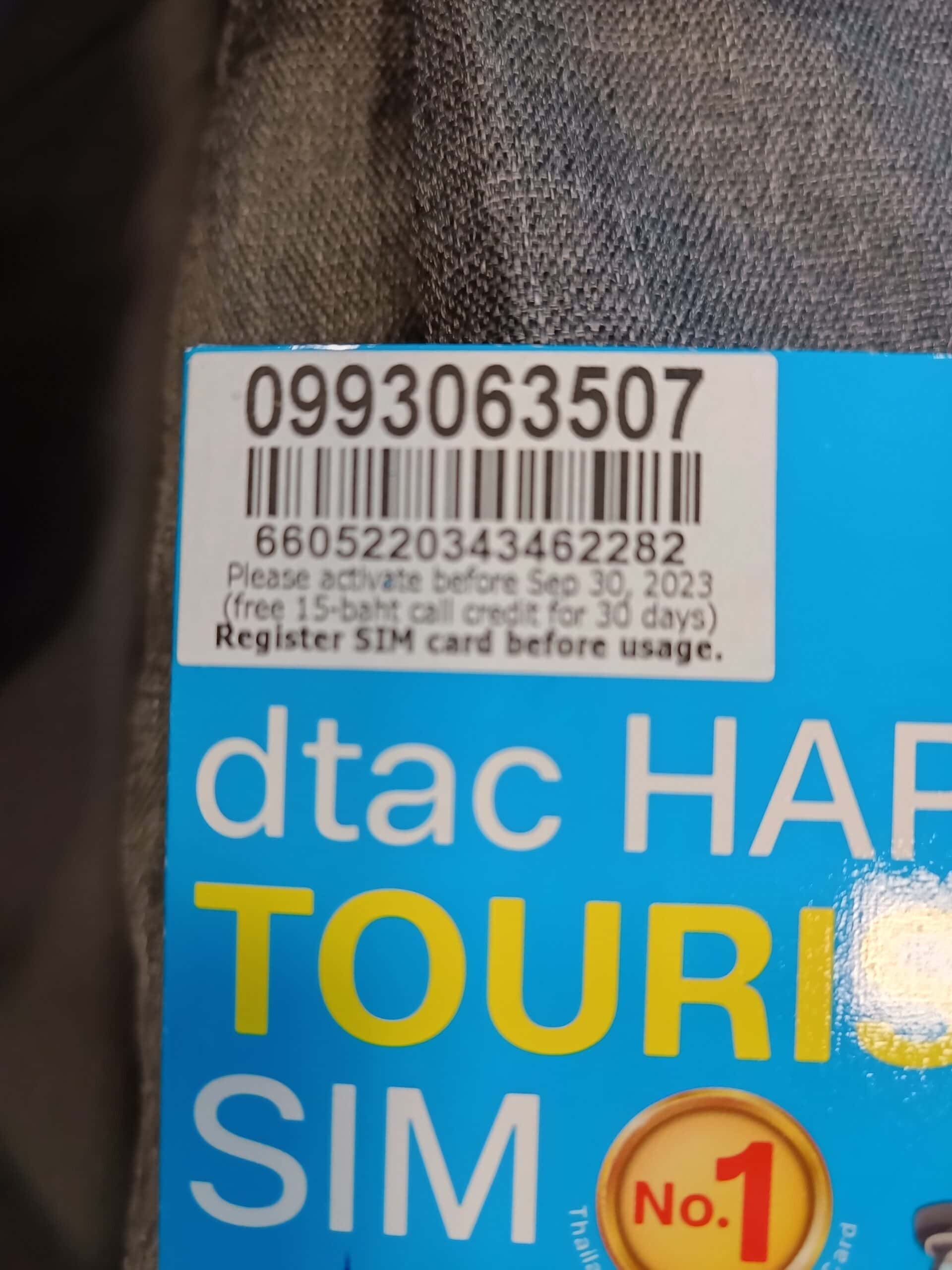 sim card in thailamd