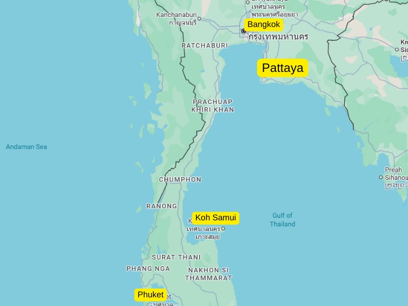 pattaya map